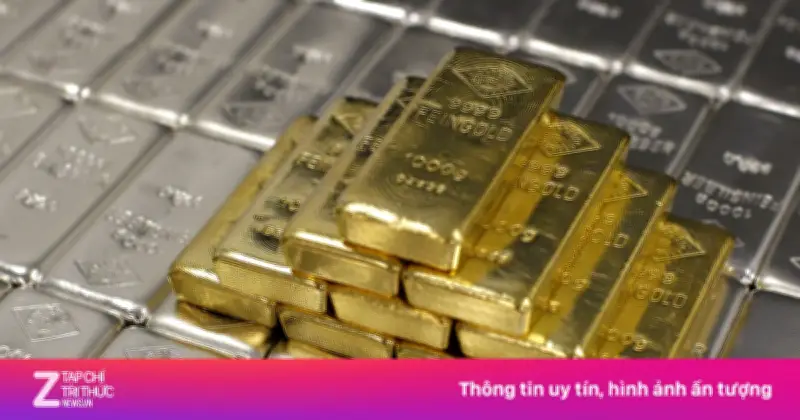 Giá vàng thế giới tiếp tục lao dốc, chịu áp lực từ đồng USD mạnh và lãi suất cao