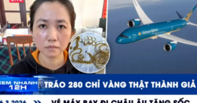 Giá vàng tăng mạnh, giá vé máy bay đi châu Âu tăng sốc trong ngày 6/3