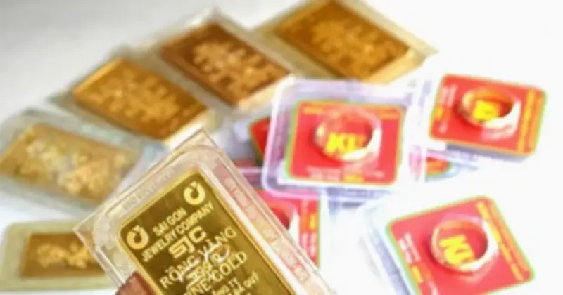 Giá vàng trong nước giảm mạnh, vàng thế giới tăng nhẹ trong phiên sáng 13/3