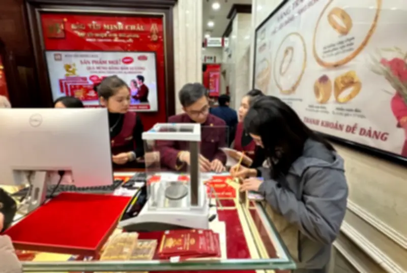 Giá vàng trong nước đi ngang, tỷ giá trung tâm tăng thêm 3 đồng