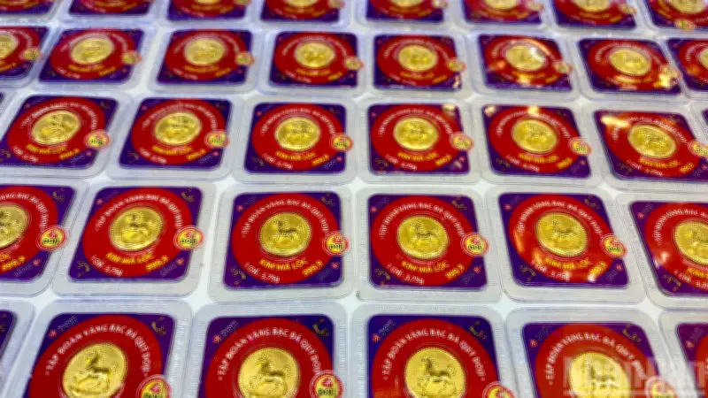 Giá vàng trong nước lao dốc, giảm tới 9 triệu đồng/lượng trong ngày