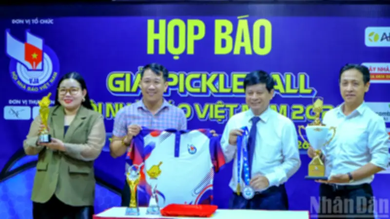 Giải Pickleball Hội Nhà báo Việt Nam 2026: Sân chơi thể thao kết nối cộng đồng báo chí