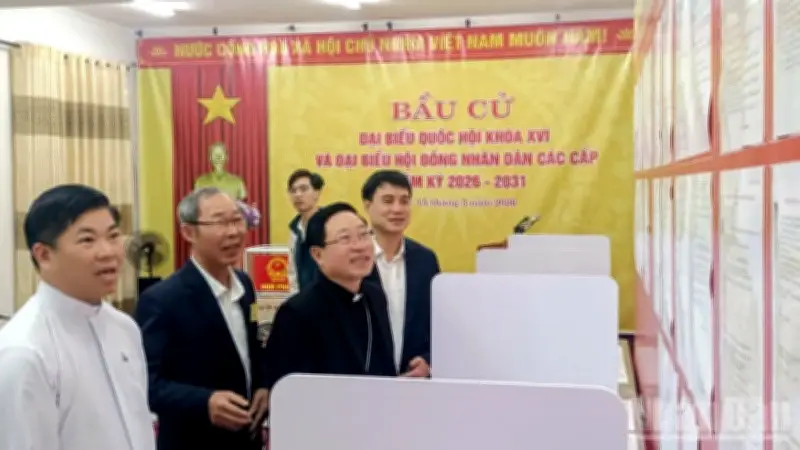 Giám mục Thái Bình: Người Công giáo đồng hành, phụng sự đất nước qua lá phiếu