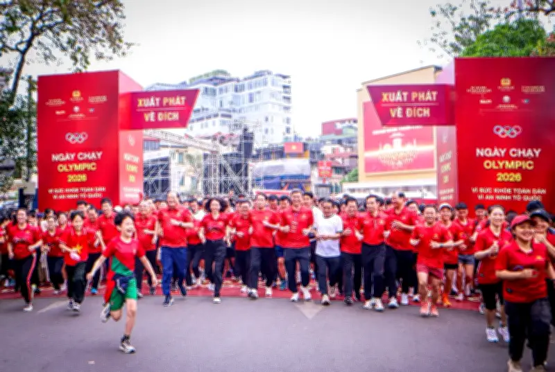 Gần 1,4 Triệu Người Tham Gia Ngày Chạy Olympic 2026, Thúc Đẩy Kinh Tế Thể Thao