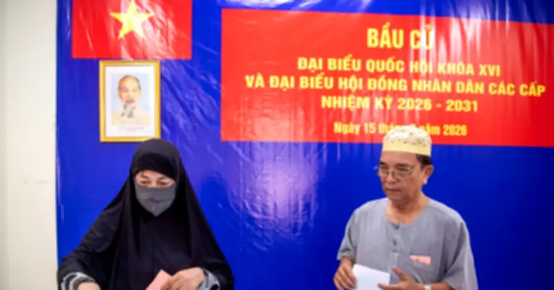 Gần 2.000 cử tri tại TPHCM tích cực thực hiện quyền bầu cử, nổi bật cộng đồng người Chăm