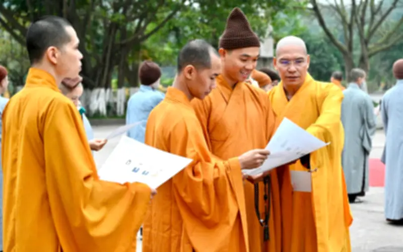 Gần 500 Tăng Ni, Cán Bộ Học Viện Phật Giáo Hà Nội Tham Gia Bầu Cử