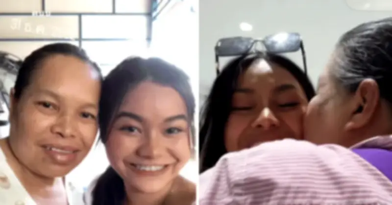 Gặp người lạ giống mẹ đã mất, cô gái xin ôm giữa siêu thị