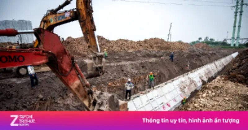 Hà Nội Gấp Rút Thi Công 10 Công Trình Chống Ngập Trước Mùa Mưa