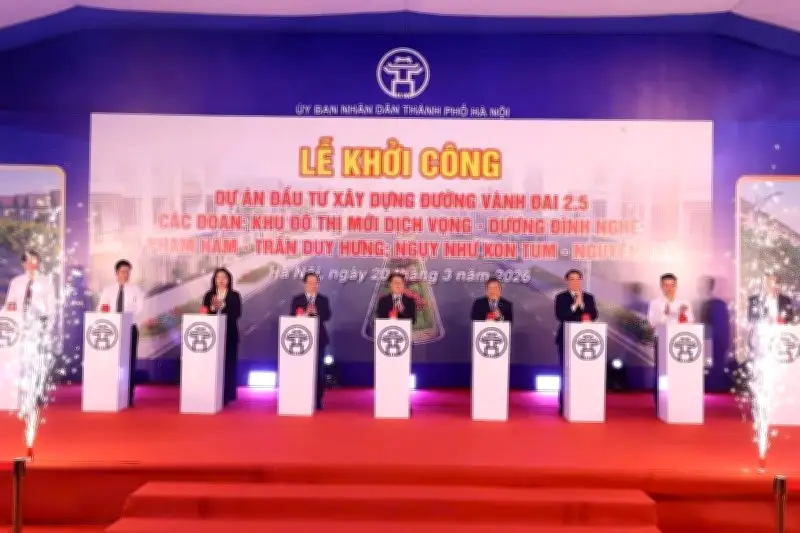 Hà Nội Khởi Công 3 Đoạn Cuối Đường Vành Đai 2,5, Hướng Tới Giải Quyết Ùn Tắc
