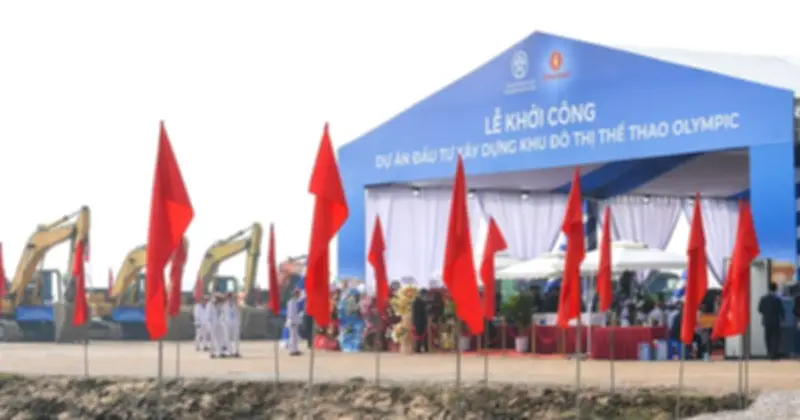 Hà Nội khởi công siêu dự án Khu đô thị thể thao Olympic trị giá 925.000 tỷ đồng