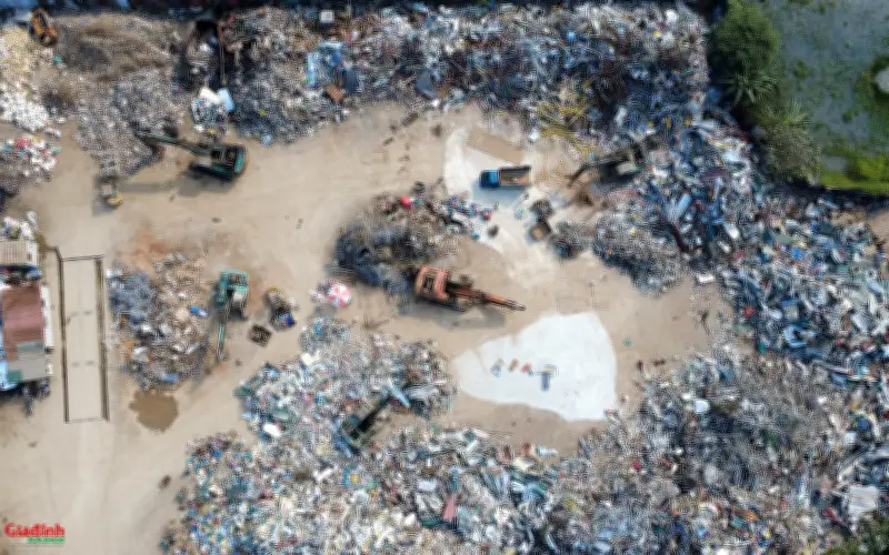 Hà Nội ấn định ngày khai tử các bãi phế liệu lấn chiếm 43ha đất nông nghiệp