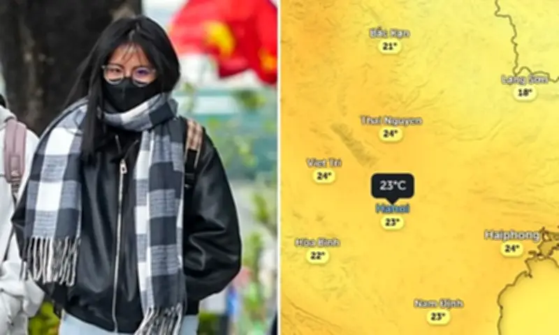 Hà Nội: Nắng nóng oi bức đỉnh điểm chiều nay, đêm về không khí lạnh tràn về