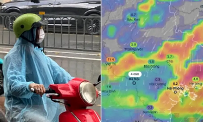 Hà Nội oi bức trước khi đón không khí lạnh, nhiệt độ cảm nhận lên đến 36 độ C