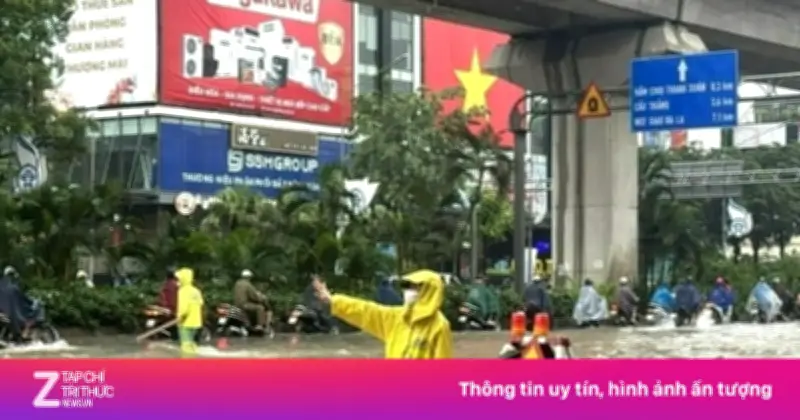 Hà Nội phân luồng giao thông phục vụ thi công dự án chống ngập từ 15/3 đến 31/5