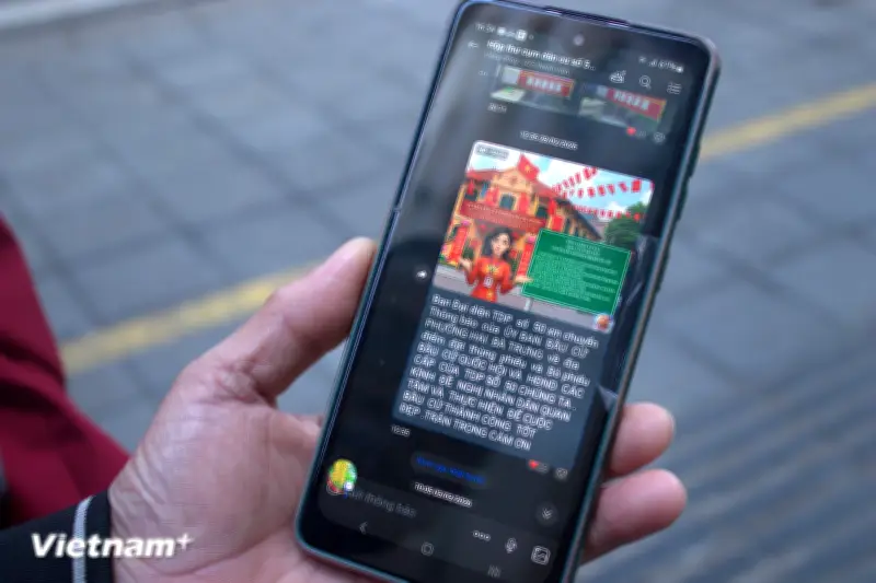 Hà Nội đẩy mạnh ứng dụng công nghệ chuyển đổi số trong công tác bầu cử