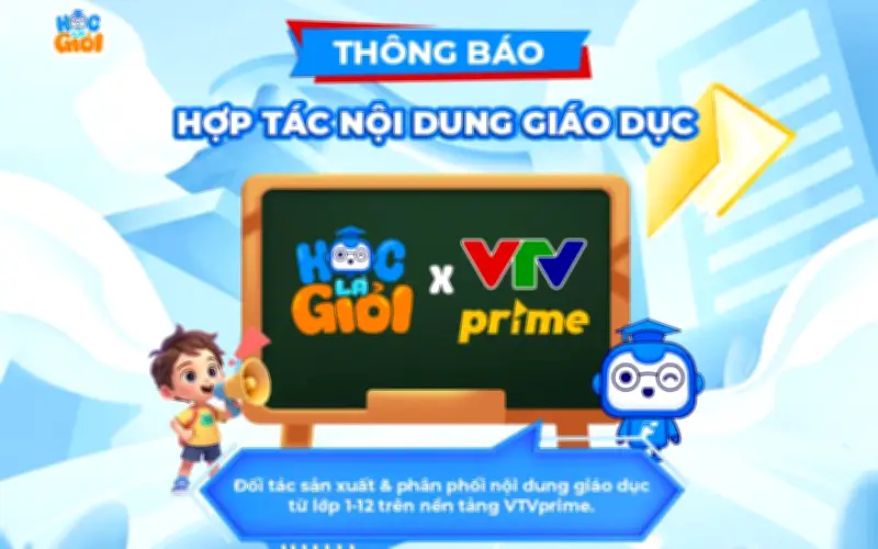 Hệ Thống Gia Sư Trực Tuyến Học Là Giới Hợp Tác VTVPrime Thúc Đẩy Giáo Dục Số