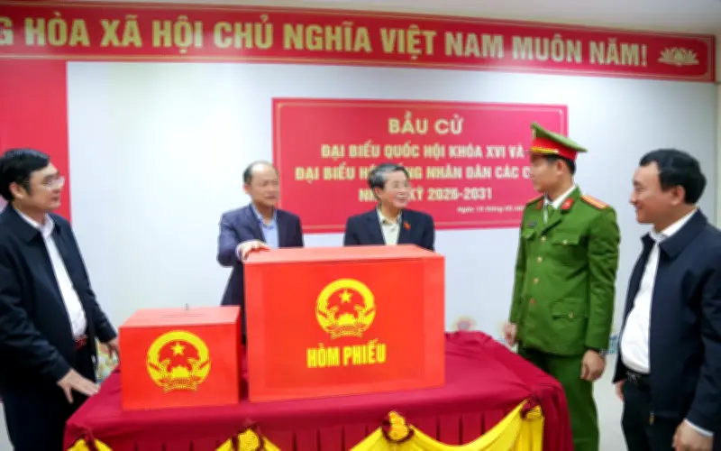 Hà Tĩnh triển khai đồng bộ biện pháp đảm bảo an ninh tuyệt đối cho ngày bầu cử