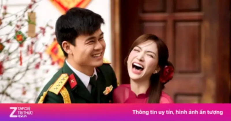 Hòa Minzy công khai tình yêu với Đại úy Thăng Văn Cương, gây bão mạng xã hội