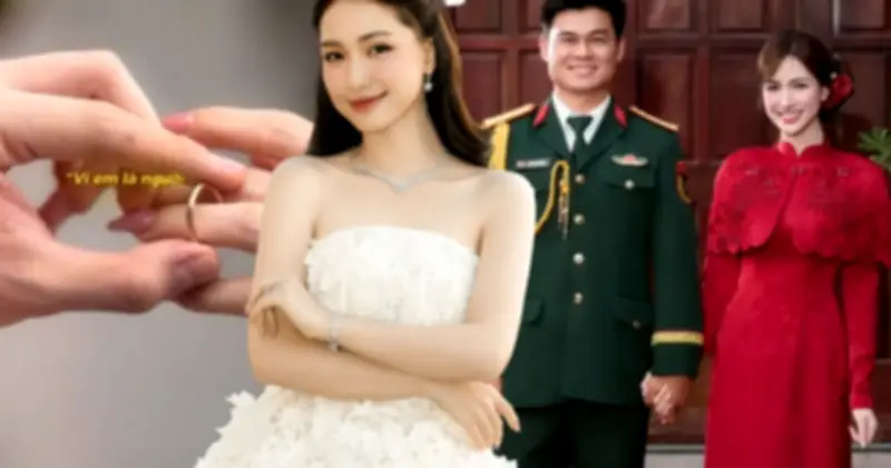 Hòa Minzy tiết lộ chi tiết mối lương duyên với Đại úy Thăng Văn Cương, gia đình đã hỏi cưới