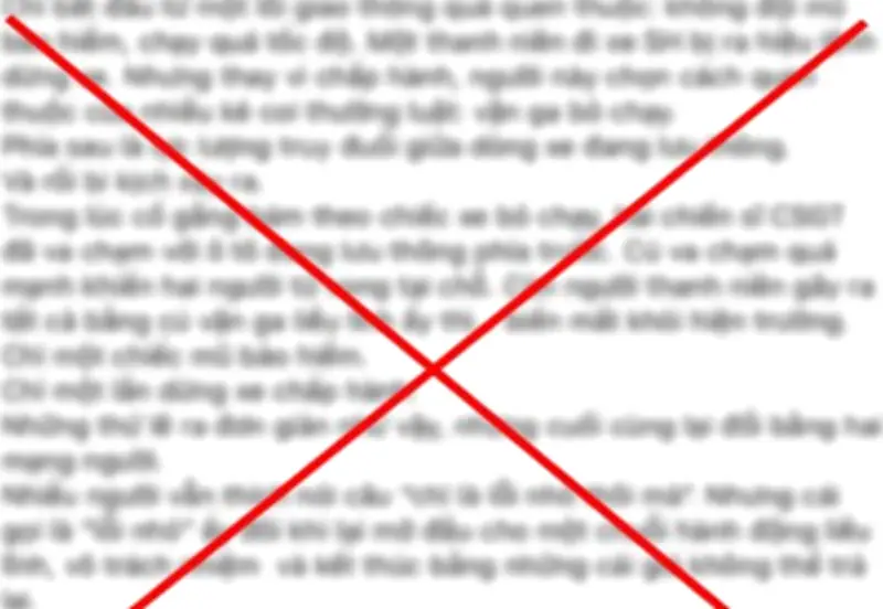 Hai Cảnh Sát Giao Thông Tử Vong Khi Truy Đuổi Phương Tiện Vi Phạm