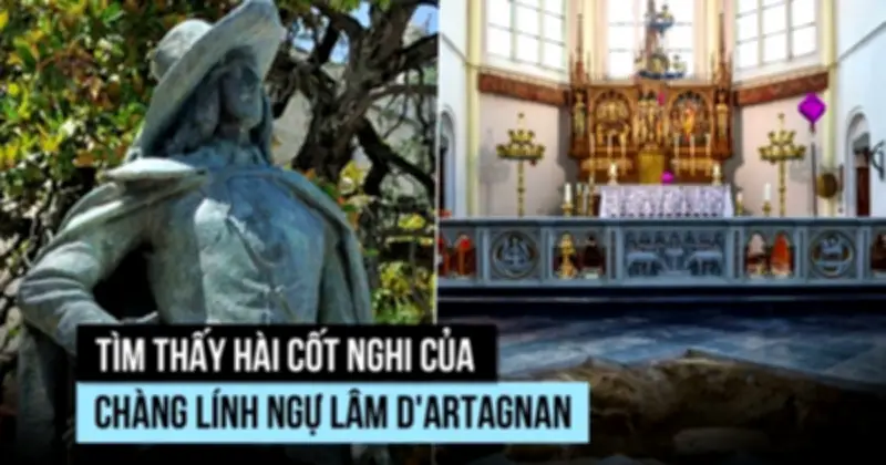 Hai cột của chàng D'Artagnan trong 'Ba người lính ngự lâm' có thể đã được tìm thấy