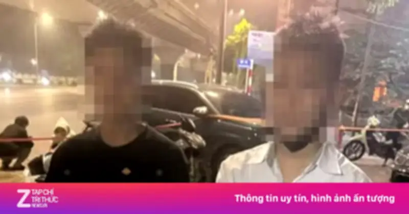 Hai thiếu niên mang dao 'phòng thân' bị lực lượng 141 Hà Nội phát hiện