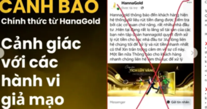 HanaGold cảnh báo giả mạo sau khi nữ CEO bị khởi tố vì tiền mã hóa và rửa tiền