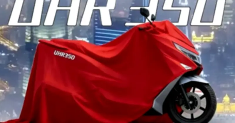 Haojue UHR350: Mẫu xe ga con lai Suzuki đe dọa Honda ADV350 và Yamaha XMAX