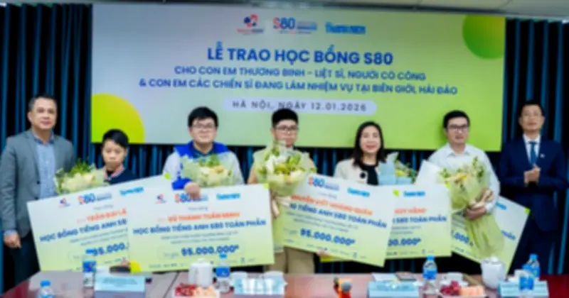 Học bổng S80: Cơn sóng đăng ký từ áp lực AI và khát vọng vượt rào cản