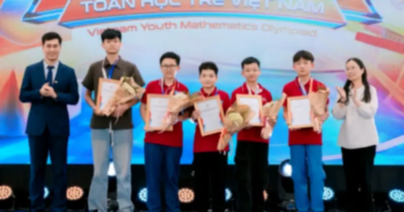 Học sinh Thanh Hóa thống trị bảng vàng Olympic Toán học trẻ Việt Nam 2026