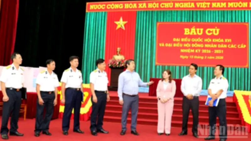 Học viện Hải quân chuẩn bị chu đáo cho bầu cử Quốc hội khóa XVI và HĐND các cấp