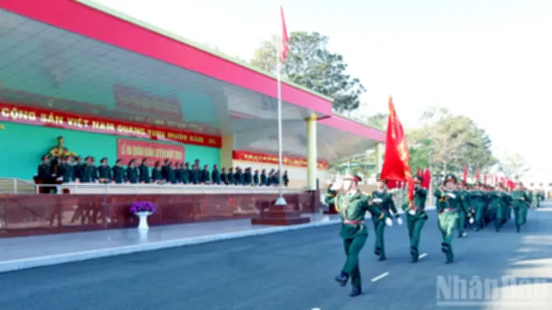 Học viện Lục quân Đà Lạt ra quân huấn luyện năm 2026, phát động thi đua cao điểm