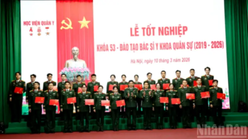 Học viện Quân y tốt nghiệp khóa 53: 368 bác sĩ trẻ sẵn sàng phục vụ quân đội và nhân dân