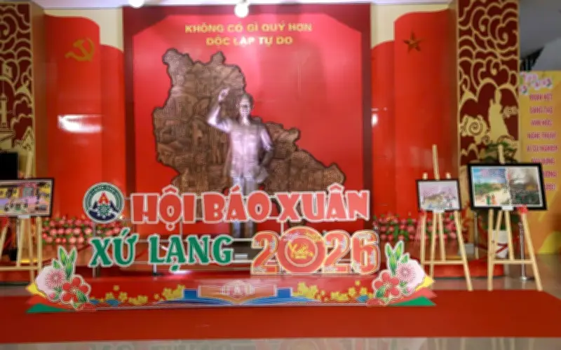 Hội Báo Xuân Xứ Lạng 2026 khai mạc với hơn 700 ấn phẩm trưng bày