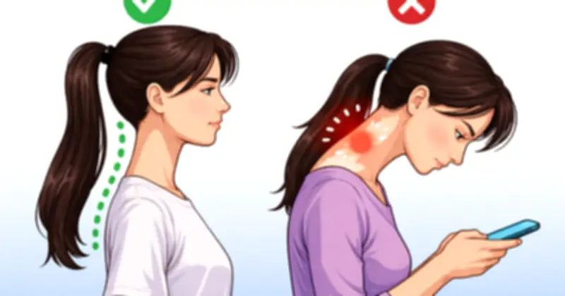 Hội chứng 'cổ rùa' tấn công dân văn phòng: Đau mỏi, tê tay kéo dài do thói quen cúi đầu