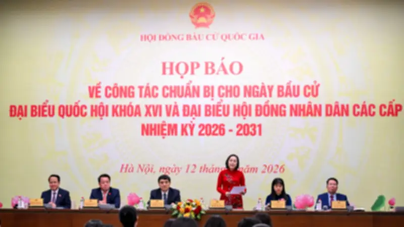 Hội đồng Bầu cử Quốc gia báo cáo công tác chuẩn bị sẵn sàng cho Ngày bầu cử 15/3/2026