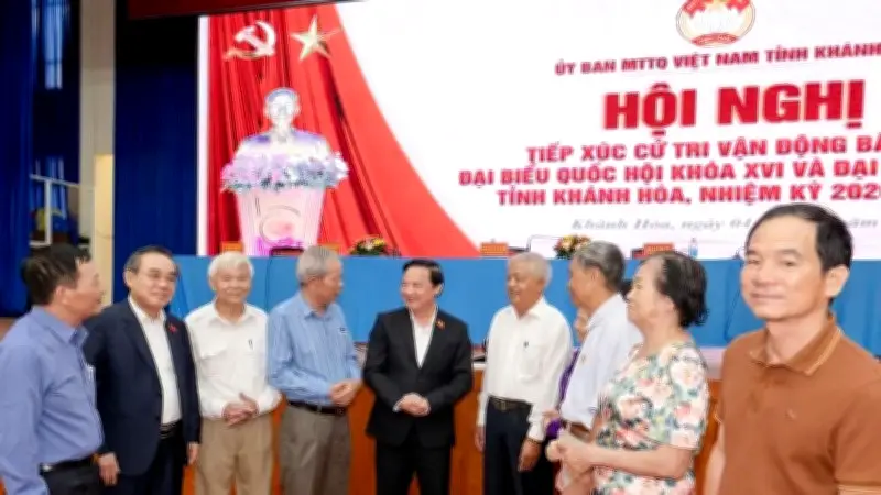 Hội Nghị Trực Tuyến Giới Thiệu Ứng Cử Viên Quốc Hội Khóa XVI Tại Khánh Hòa