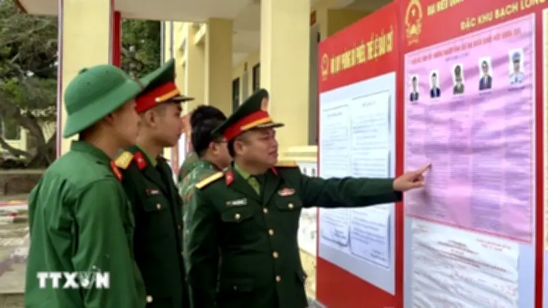 Hải Phòng: Không khí ngày hội non sông lan tỏa khắp đặc khu Bạch Long Vĩ