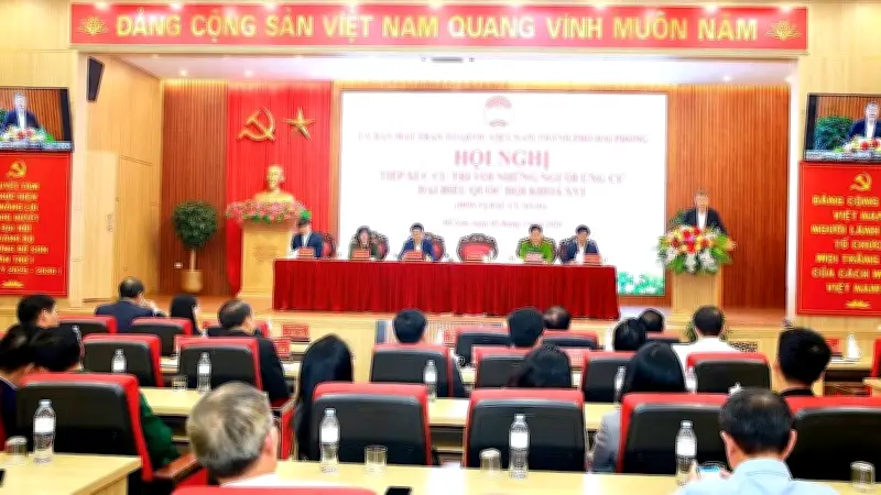 Hải Phòng Tổ Chức Tiếp Xúc Cử Tri Trực Tuyến và Trực Tiếp Cho Bầu Cử Quốc Hội