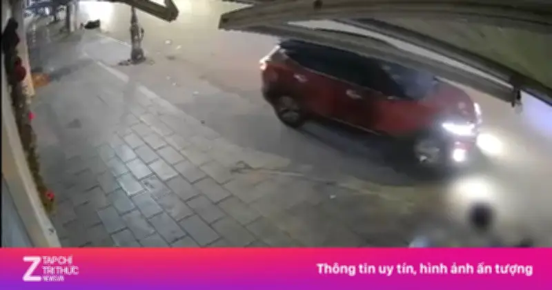 Hải Phòng truy tìm tài xế ôtô tông gãy chân phụ nữ rồi bỏ chạy trên vỉa hè