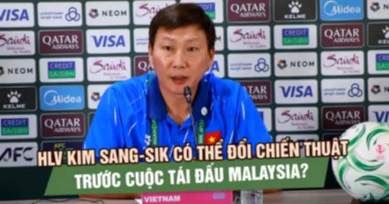 HLV Kim Sang Sik Có Thể Điều Chỉnh Chiến Thuật Trước Trận Tái Đấu Với Malaysia