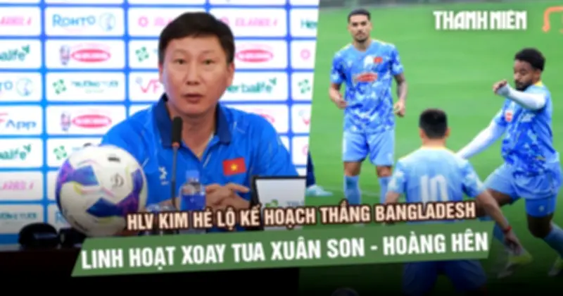 HLV Kim Sang-sik tiết lộ chiến thuật linh hoạt, quyết tâm thắng Bangladesh