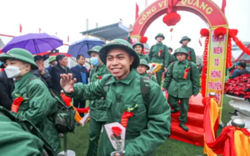 Hôm nay, thanh niên cả nước chính thức lên đường nhập ngũ