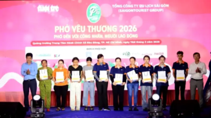 Hơn 10.000 Suất Phở Đặc Biệt Phục Vụ Công Nhân Tại Xã Bàu Bàng