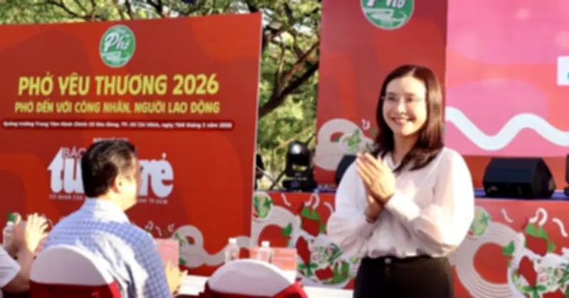 Hơn 10.000 Suất Phở Yêu Thương 2026 Phục Vụ Công Nhân Tại TP.HCM