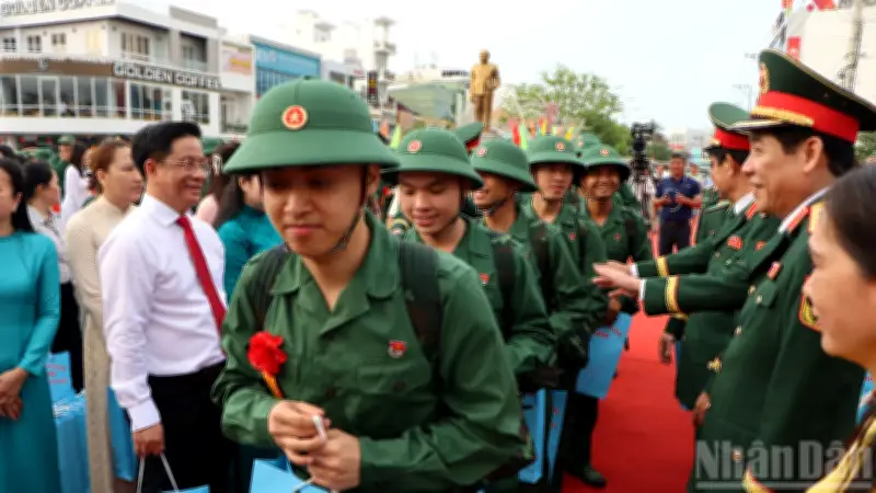 Hơn 600 Thanh Niên An Giang Hào Hứng Lên Đường Nhập Ngũ Năm 2026