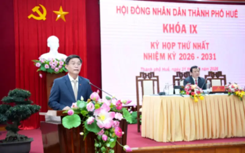 HĐND Tp.Huế Kiện Toàn Bộ Máy Lãnh Đạo Nhiệm Kỳ 2026-2031, Ông Nguyễn Khắc Toàn Tái Đắc Cử Chủ Tịch