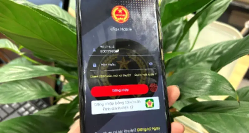 Hướng dẫn 6 bước kê khai số tài khoản ngân hàng qua ứng dụng eTax Mobile