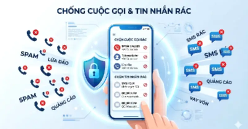 Hướng dẫn chi tiết cách chặn tin nhắn và cuộc gọi rác hiệu quả