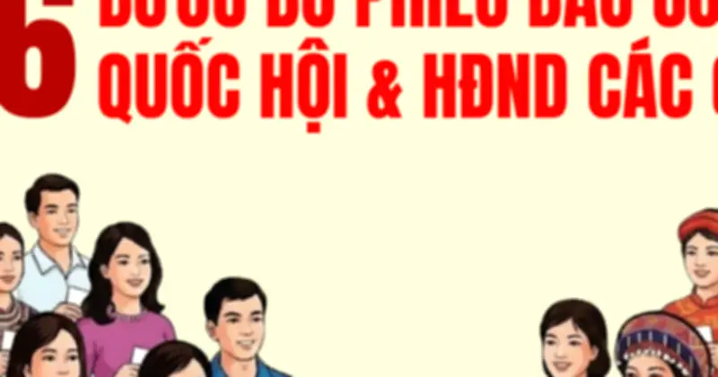 Hướng Dẫn Chi Tiết Quy Trình Bỏ Phiếu Bầu Cử Đại Biểu Quốc Hội Và HĐND Năm 2026
